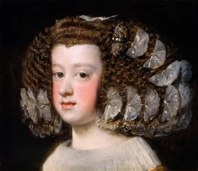 The Infanta Maria Theresa, daughter of Philip IV of Spain